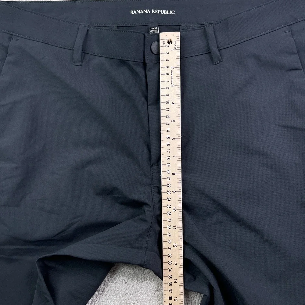 Banana Republic Pants Mens 36x30 Black Core Temp Chino Golf Performance Tech